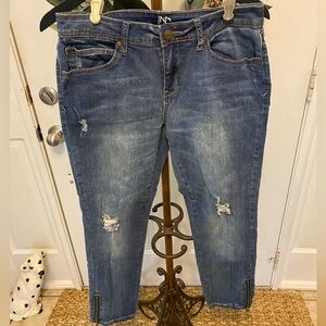 ND Skinny Jeans with Ankle Zippers at Hem 10 80s Style